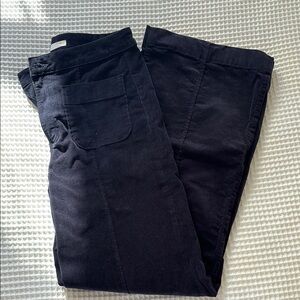 Lauren Conrad Navy Blue Corduroy Wide Leg Pants